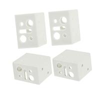 BESPORTBLE Accesorios De Instalación para Persianas 25 Mm Piezas Fijas Resistentes De Plástico Duradero Fijadores para Persianas De Ventana Uso Doméstico 4 Piezas