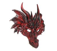 BESPORTBLE Accesorios de máscara de dragón Víspera de Todos Máscaras cosplay disfraz de dragón adulto decoración máscara de disfraz de Halloween máscara de halloween PU