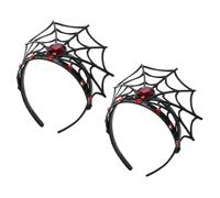BESPORTBLE Accesorios De Telaraña Para Pelo Diademas Para Halloween Aros Para Eventos 2pcs