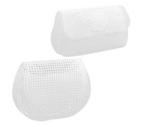 BESPORTBLE Accesorios para Hacer Bolsos 2 Láminas de Malla Plástica de Color Claro, Ligera y Transpirable, Ideales para Suministros para Hacer Bolsos de Bricolaje y Protección Solar