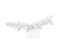 BESPORTBLE Accesorios Para Peinetas De Novia Lateral Gemas De Imitación Accesorios Cabello De Boda Para Mujeres y Niñas Para Ceremonia De Bodas