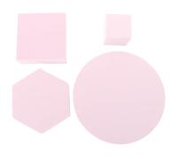 BESPORTBLE Accesorios para Posar Fotográficos 4 Piezas Formas Geométricas Rosa Claro 5x5x5 Cm, 10x10x4 Cm, 18x3,5 Cm y 13x3 Cm para Joyería, Cosméticos y Decoración de Fotografía