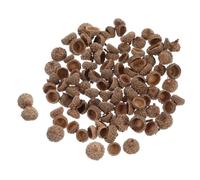BESPORTBLE Acorn Caps 200piezas Real Material For Thanksgiving Craft Activities Rustic Autumn Home Decorations