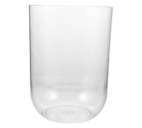 BESPORTBLE Acuario Cilíndrico Ecológico Transparente de Plástico Reutilizable para Tortugas y Peces Betta Pequeño Tanque Redondo Decorativo para Escritorio Casa y Oficina