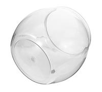 BESPORTBLE Acuario Transparente de Plástico para Mascotas Pequeñas Pecera para Goldfish y Tortugas Diseño Decorativo y de Limpiar Estilo Moderno para y Oficina