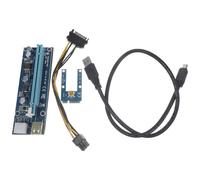 BESPORTBLE Adaptador Gpu Externa Mini Pci-e a Pci-e X16 para Portátil Cable USB 60 Cm Azul, Tarjeta Gráfica Externa para Gaming y Minería, Accesorio para Ordenador Portátil