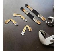 BESPORTBLE Adaptador para Bomba de Bicicleta Metálico Extensión de Válvula de Aire Manguera de Extensión para Neumáticos Ángulos 45/90 Grados Accesorios para Inflado Ciclismo