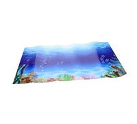 BESPORTBLE Adhesivo Decorativo para Acuarios Sticker De Fondo De Mundo Marino PVC para Peceras Adorno Acuático para Transformar Tu Acuario Un Paisaje Submarino Atractivo