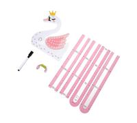 BESPORTBLE Adhesivo Medidor De Altura Infantil Pegatina 3d De Animal Cisne Para Pared, Extraíble y Reutilizable, Decoración Para Guardería y Habitación De Niños, Kit De Crecimiento Diseño Creativo