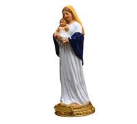 BESPORTBLE Adorno de Resina Virgen María Escritorio, Estatua Religiosa Católica, Decoración Iglesia y Hogar, Figura de Resina Pintada a Mano, Decoración Religiosa Color Color Aleatorio