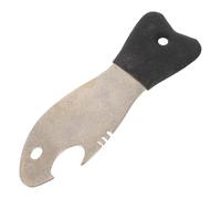 BESPORTBLE Afilador de Anzuelos para Pesca Portátil con Mango Ergonómico Piedra de Afilar Multifuncional con Abridor de Botellas Herramienta Compacta para Cuchillos y Podadoras Actividades al