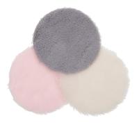 BESPORTBLE Alfombra de Casa de Muñecas Miniatura 3 Piezas de Felpa Suave para Decoración de Minicasas Infantiles, Accesorio Decorativo Seguro y Realista para Juegos y Color Aleatorio