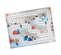 BESPORTBLE Alfombra De Juego De Tráfico Para Niños Tapete De Actividades Multiusos Material Seguro y Duradero Diseño Educativo Para Gatear y Jugar Casa Alfombra De Tráfico