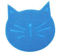 BESPORTBLE Alfombrilla Antideslizante para Mascotas Mantén Tu Suelo Limpio Este Tapete para Comida y Agua De Perro y Gato Diseño Forma De Gato Material Duradero y Fácil De Limpiar