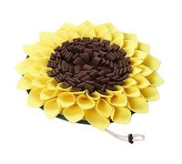 BESPORTBLE Alfombrilla Olfativa para Perros De Girasol Entrenamiento De Comida Lenta Mat De Forrajeo para Mascotas Antideslizante y para Instintos De Búsqueda y Mejora del Comportamiento