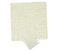 BESPORTBLE Alfombrillas Entrelazadas para Ñiño 10 Piezas 30x30x1 Cm Eva Espuma Imitación Madera Tapete de Juego Protector para Suelo Infantil Sala de Juegos Ñiño Seguro y Lavable