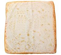 BESPORTBLE Almohada para Mascotas Forma Pan Tostado Desmontable Cojín Gato Lavable Mullido Cálido para Descanso y Comodidad