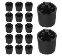 BESPORTBLE Almohadillas Antivibración para Cajas PC de 20 Piezas, Material Pe Negro, Compatibilidad para Ordenadores Gaming y Setups Multimedia