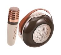BESPORTBLE Altavoces Portátiles para Exteriores Sistema De Altavoz De Karaoke con Micrófono Inalámbrico Altavoz De Karaoke para Camping Reuniones Familiares y Fiestas