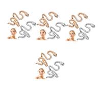 BESPORTBLE Anillo De Serpiente Meñique Chicas Adolescente Anillo En Forma De Serpiente Joyas De Animales Lindos Anillos De Animales Anillos Para Niñas Metal 2 Piezas X 4