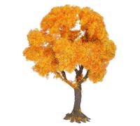 BESPORTBLE Árbol de Paisaje en Miniatura para Dioramas Detalles Intrincados y Realistas, Plástico Ligero Color Naranja Adecuado para Espacios de Jardín y Manualidades