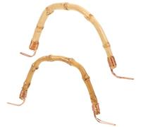 BESPORTBLE Asas de Tetera Tejidas de Bambú 18Cm y 22Cm Mango Ergonómico Retro para Tetera Accesorio de Repuesto Práctico y Compacto para Cocina Doméstica