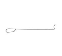 BESPORTBLE Atizador Gancho Multiusos de Acero Inoxidable para Chimenea y Barbacoa, Gancho Resistente al Calor para Fogatas de Leña, Utensilio Pequeño para Cocina y Camping, Accesorio