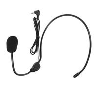 BESPORTBLE Auriculares Micrófono Cable 3,5 Mm, Micrófono Dinámico Ajustable para Presentaciones y Enseñanza, Pack de 4 Piezas, Amplificador de Voz Portátil para Conferencias y Teatro