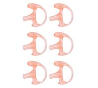 BESPORTBLE Auriculares para Intercomunicador Inserto de Silicona, 6 Piezas Medianas, Compatibles Tubo de Bobina Acústica, Kit de Audio Portátil para Trabajo y Comunicación