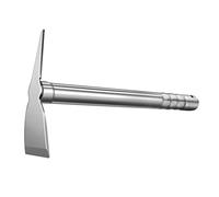 BESPORTBLE Azada De Jardinería De Acero Inoxidable Pequeña Para Cultivo Doméstico, Herramienta Robusta Para Plantar Flores y Deshierbar, Diseño Ergonómico Para Uso Cómodo Al Aire Libre