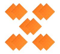 BESPORTBLE Baldosas Táctiles Contraste de Color Amarillo de Pvc 10 Piezas Instalación Modular Conveniente, y Alta Sensibilidad para Pavimento Ciego en Aceras Urbanas