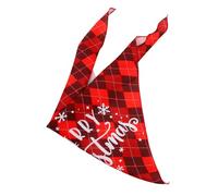 BESPORTBLE Bandana Navideña para Pañuelo Triangular De Poliéster Diseño Rojos Accesorio para Cumpleaños y Celebraciones
