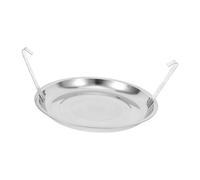 BESPORTBLE - Bandeja de cenizas de metal resistente de 27 cm para barbacoa de carbón de madera, recuperador de cenizas portátil, accesorio versátil para parrilla al aire libre
