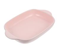 BESPORTBLE Bandeja de Cerámica para Hornear de Color Claro Resistente a Altas Temperaturas, Apta para Horno y Microondas, Tamaño Compacto para Cocina y Uso Doméstico Color Color Aleatorio