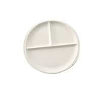 BESPORTBLE Bandeja De Comida Rápida De Redonda Plato De Porcelana China Compartimentos Para Desayuno Plato De Fuente Para Decoración Del Hogar