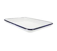 BESPORTBLE Bandeja Esterilización de Esmalte Blanco para Cuadrada Laboratorio