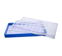BESPORTBLE Bandeja Organizadora de Relojes para Guardar y Mecanismos Caja de Presentación de Relojes para Reparación de Manualidades Contenedor Pequeño de Plástico Tapa