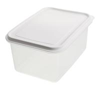 BESPORTBLE Bandeja para Levar Masa de Pizza de 4 Litros Tapa Hermética, Contenedor para Fermentación y Conservación en Refrigerador