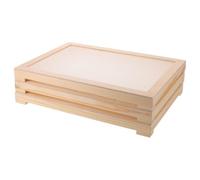 BESPORTBLE Bandeja para Secar Hierbas y Plantas 3 Piezas con Superficie Lisa, Diseño Apilable y Secado por Flujo de Aire Natural para Cocina y Balcón