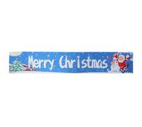 BESPORTBLE Banderín Decorativo Navideño de Poliéster 300×50 CM Pancarta de Fiesta Color Intenso para Decoración Festiva en Interiores Banderines Colgantes para Ambiente Alegre y Navideño