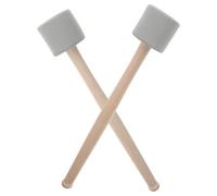 BESPORTBLE Baquetas Creativas de Roble y Espuma Eva para Gran Redoblante, 2 Piezas Duraderas que Protegen el Tambor y Ofrecen Buen Tono para Profesionales y Principiantes