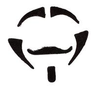 BESPORTBLE Barba Postiza Falsa De Cejas Falsas Decorativas Accesorios De Cosplay para Todos Los Días y Eventos