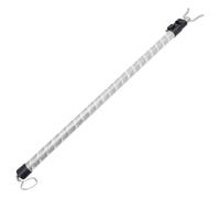 BESPORTBLE Barra para Tender Ropa Ajustable de Aluminio Varilla Telescópica Resistente para Balcón Tendedero Extensible para Colgar Ropa el Hogar Color Plata Textura