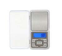 BESPORTBLE - Báscula digital para joyas, tamaño pequeño, portátil, para medir el peso del teléfono o del baño, Plástico, plata, 500 g / 0,1 g