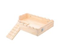 BESPORTBLE Base para Hámster Plataforma De Madera Juguete De Madera Duradero Diseño De Montaje Tornillos