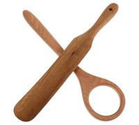 BESPORTBLE Batidor de Masa Danés de Madera para Masa Madre Palito Amasador Ergonómico Mango Largo Antideslizante Utensilio Cocina Multifuncional para Panadería y Repostería Reutilizable