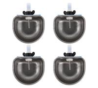 BESPORTBLE Bebedero Automático para Conejos Pequeño de Acero Inoxidable, Dispensador de Agua Extraíble Sistema de Riego 4 Piezas, Kit Compacto para Jaulas y Cuidado Doméstico