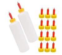 BESPORTBLE Biberones para Cabras con Tetinas Reutilizables Kit de Alimentación para Corderos y Mascotas Pequeñas Botella Portátil para Uso Exteriores y Viaje