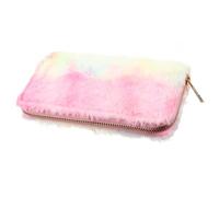 BESPORTBLE Billetera de Felpa Creativa y Cómoda para Mujer Cremallera, Monedero Portátil Multicolor Adecuado para Muchas Ocasiones y Organización