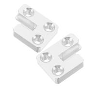BESPORTBLE Bisagras para Piano Vertical Acero con Dispositivo de Caída Lenta, Gancho de Sujeción para Tapa Superior, Juego de 2 Piezas, Accesorios de Reparación para Pianola y Teclado
